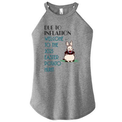 Funny Easter Conservative Egg Inflation Women’s Perfect Tri Rocker Tank