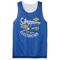 Funny Electrician Cool Gift My Strippers Take It All Off Cool Gift Mesh Reversible Basketball Jersey Tank