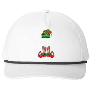 Football Elf Christmas Family Matching Group Snapback Five-Panel Rope Hat