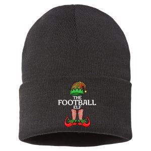 Football Elf Christmas Family Matching Group Sustainable Knit Beanie