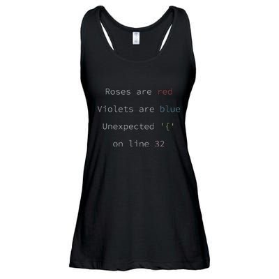 Funny Error Code Software Developer Programmer Engineer Ladies Essential Flowy Tank