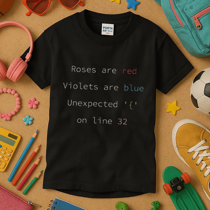 Funny Error Code Software Developer Programmer Engineer Kids T-Shirt
