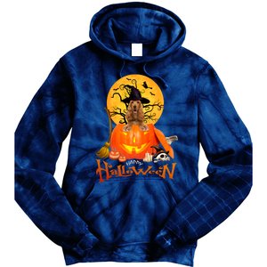 Funny English Cocker Spaniel Dog Dog Spooky Halloween Tie Dye Hoodie