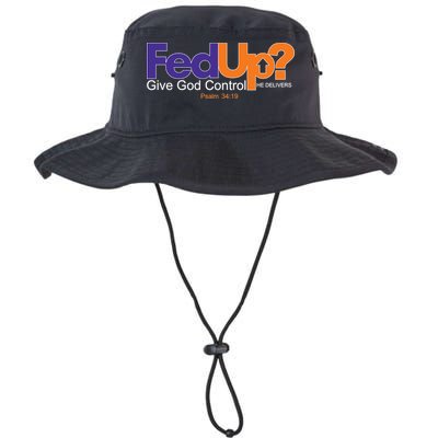Fed Up Give God Control He Delivers Bucket Hat