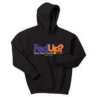 Fed Up Give God Control He Delivers Kids Hoodie