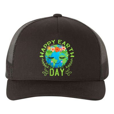 Funny Earth Day Quote Earth Cool Happy Earth Day Yupoong Adult 5-Panel Trucker Hat