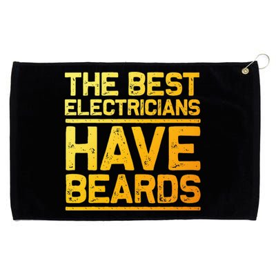 Funny Electrician Dad Electrical Electrician Grommeted Golf Towel