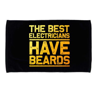 Funny Electrician Dad Electrical Electrician Microfiber Hand Towel