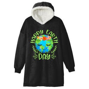 Funny Earth Day Quote Earth Cool Happy Earth Day Hooded Wearable Blanket