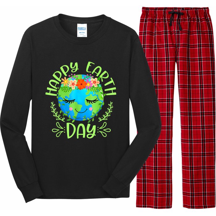 Funny Earth Day Quote Earth Cool Happy Earth Day Long Sleeve Pajama Set