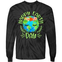 Funny Earth Day Quote Earth Cool Happy Earth Day Tie-Dye Long Sleeve Shirt