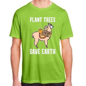 Funny Earth Day Plant Trees Save Earth Gift Adult ChromaSoft Performance T-Shirt