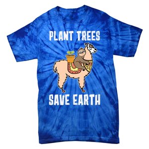 Funny Earth Day Plant Trees Save Earth Gift Tie-Dye T-Shirt