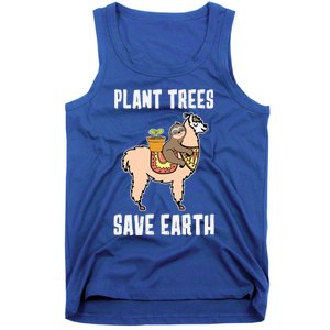 Funny Earth Day Plant Trees Save Earth Gift Tank Top