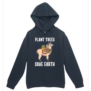 Funny Earth Day Plant Trees Save Earth Gift Urban Pullover Hoodie