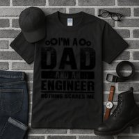 Funny Engineer Dad Art For Men Father Day Engineering Lovers T Tall T-Shirt
