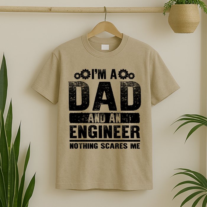 Funny Engineer Dad Art For Men Father Day Engineering Lovers T T-Shirt