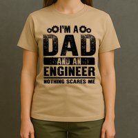 Funny Engineer Dad Art For Men Father Day Engineering Lovers T T-Shirt