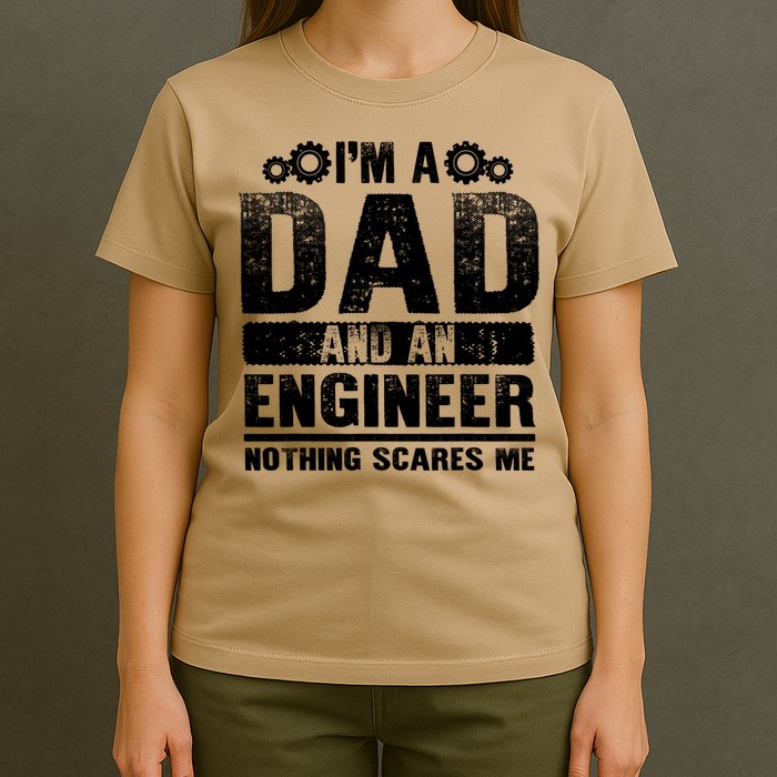 Funny Engineer Dad Art For Men Father Day Engineering Lovers T T-Shirt
