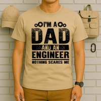 Funny Engineer Dad Art For Men Father Day Engineering Lovers T T-Shirt