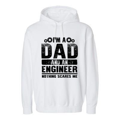 Funny Engineer Dad Art For Men Father Day Engineering Lovers T Garment-Dyed Fleece Hoodie