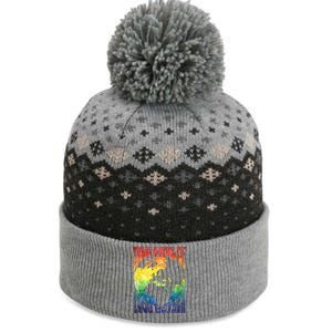 Fun Earth Day Mother's Day Respect The Earth And Your Mother Gift The Baniff Cuffed Pom Beanie