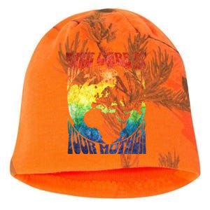 Fun Earth Day Mother's Day Respect The Earth And Your Mother Gift Kati - Camo Knit Beanie