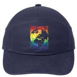 Fun Earth Day Mother's Day Respect The Earth And Your Mother Gift 7-Panel Snapback Hat