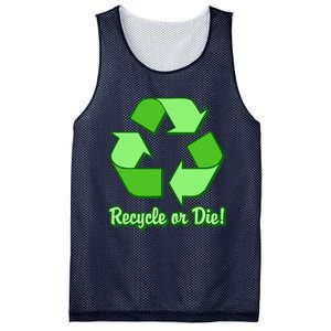 Funny Earth Day Recycle Or Die Mesh Reversible Basketball Jersey Tank