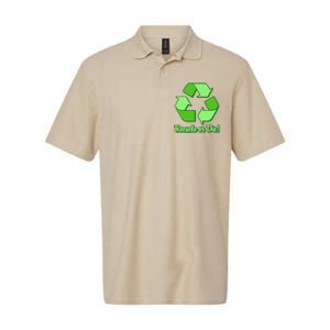 Funny Earth Day Recycle Or Die Softstyle Adult Sport Polo