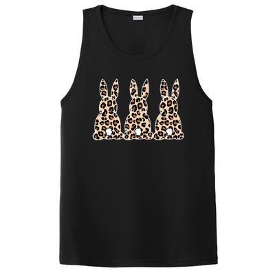 Funny Easter Day Bunny Rabbit Leopard Teacher Easter Gift PosiCharge Competitor Tank