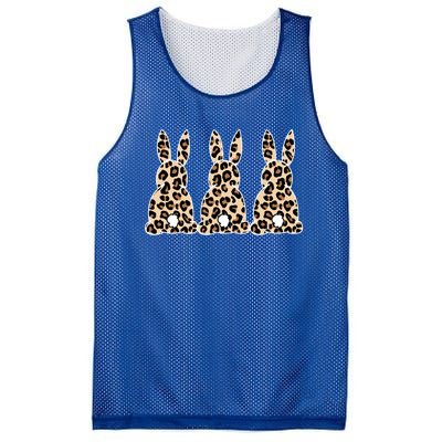 Funny Easter Day Bunny Rabbit Leopard Teacher Easter Gift Mesh Reversible Basketball Jersey Tank