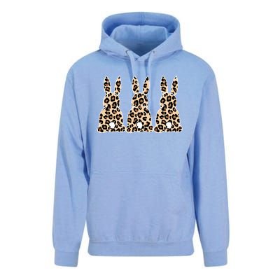 Funny Easter Day Bunny Rabbit Leopard Teacher Easter Gift Unisex Surf Hoodie