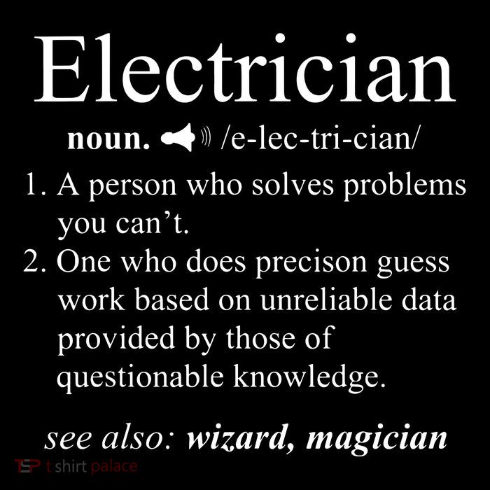 Funny Electrician Definition Electrical Engineer Gift Apron