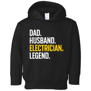 Funny Electrician Design For Husband Dad Electrical Engineer Toddler Hoodie