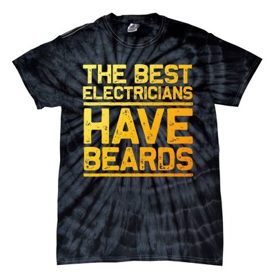 Funny Electrician Design For Dad Electrical Tie-Dye T-Shirt