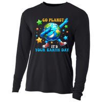 Funny Earth Day Go Planet ItS Your Earth Day 2024 Cooling Performance Long Sleeve Crew