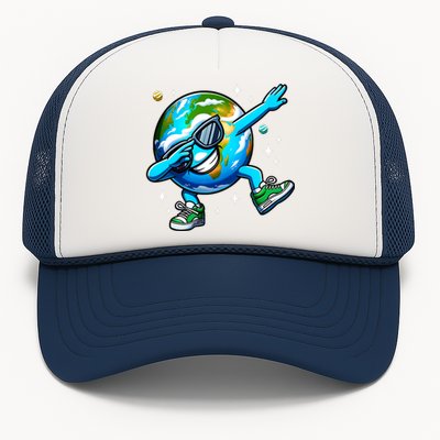 Funny Earth Dab Earth Day 2024 Dabbing Dance Trucker Hat