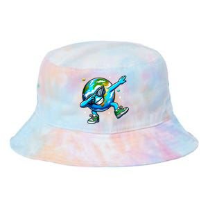 Funny Earth Dab Earth Day 2024 Dabbing Dance Tie Dye Newport Bucket Hat