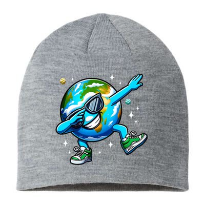 Funny Earth Dab Earth Day 2024 Dabbing Dance Sustainable Beanie