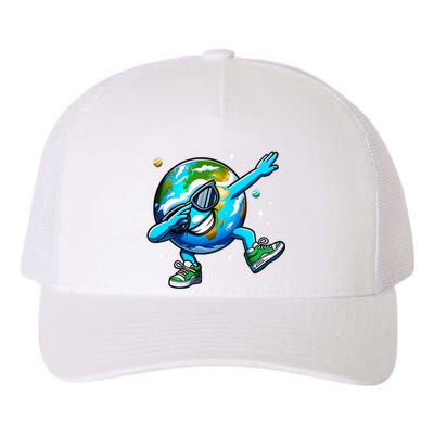 Funny Earth Dab Earth Day 2024 Dabbing Dance Yupoong Adult 5-Panel Trucker Hat