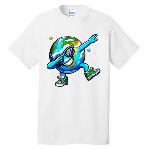 Funny Earth Dab Earth Day 2024 Dabbing Dance Tall T-Shirt