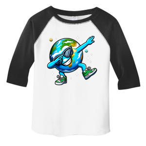 Funny Earth Dab Earth Day 2024 Dabbing Dance Toddler Fine Jersey T-Shirt