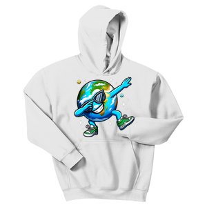 Funny Earth Dab Earth Day 2024 Dabbing Dance Kids Hoodie