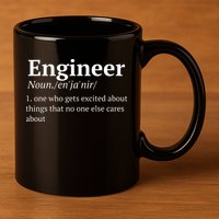 Funny Engineer Definition 11oz C Handle Ceramic Mug