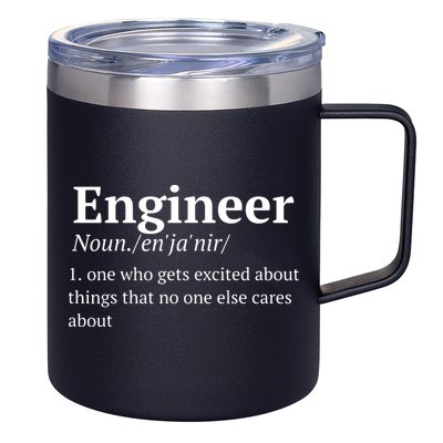 Funny Engineer Definition 12oz Stainless Steel Coffee Mug