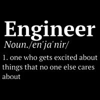Funny Engineer Definition PosiCharge Competitor Tank