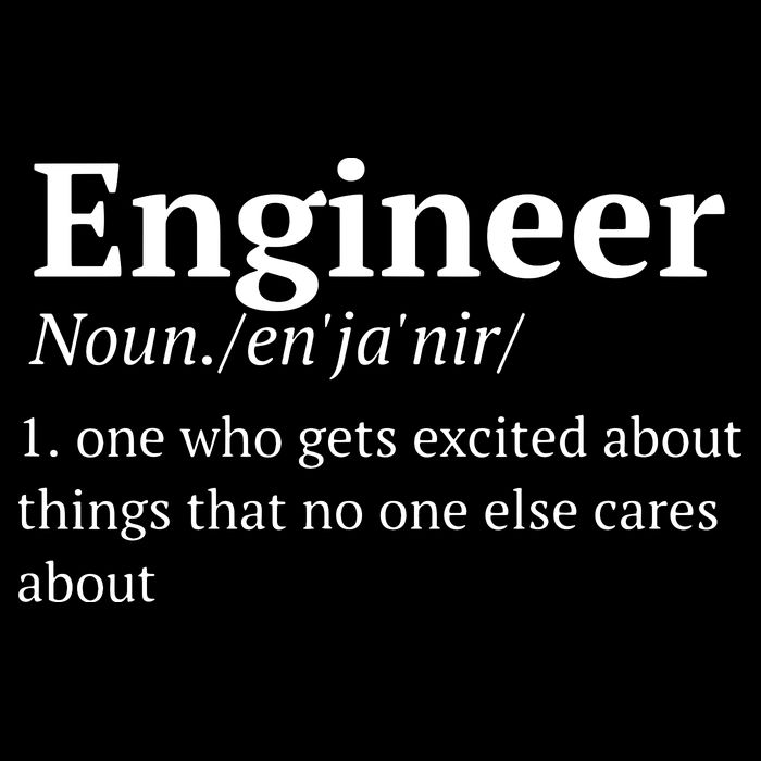 Funny Engineer Definition PosiCharge Competitor Tank
