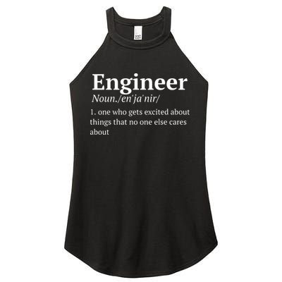 Funny Engineer Definition Women's Perfect Tri Rocker Tank