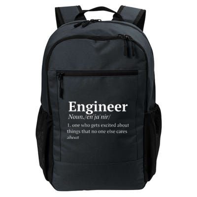 Funny Engineer Definition Daily Commute Backpack